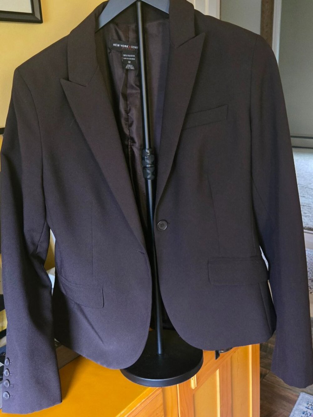 New York & Company Blazer – Women’s Size 12, Brown, Fully Lined